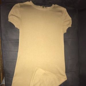 Tan slim dress